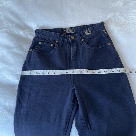 Versace vintage high waist jeans sz 26 - Picture 8 of 10